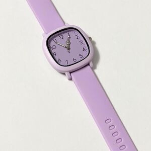 Ladies Quartz Watch With Stainless Steel Case & Silicone Band